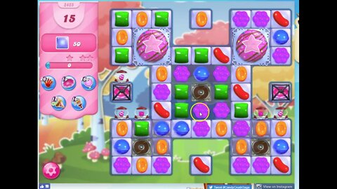 Candy Crush Level 2425 Audio Talkthrough, 1 Star 0 Boosters