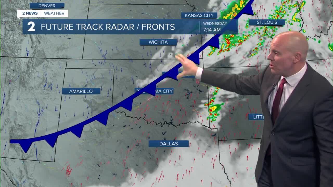 Drying Out Wednesday Behind A Cold Front