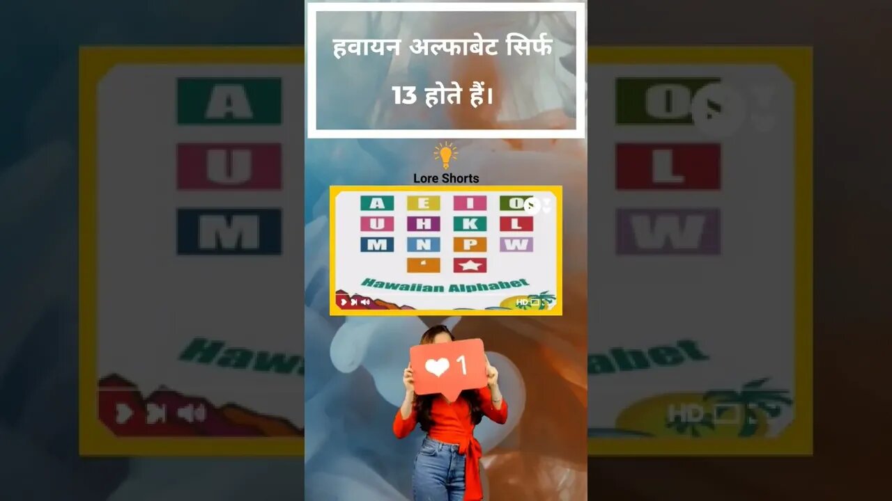 The Hawaiian alphabet is only 13 #shorts #motivation #knowledge #ytshorts #generalknowledge