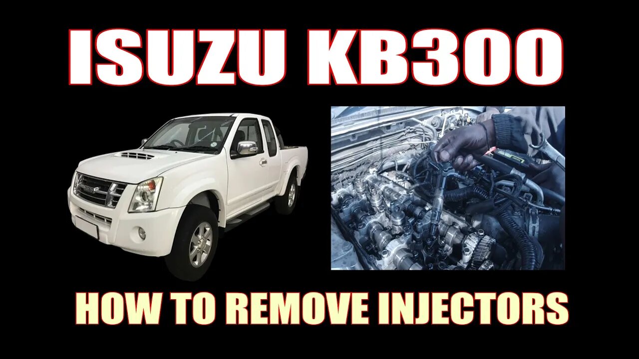 ISUZU KB300 - HOW TO REMOVE INJECTORS