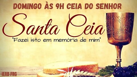 Avivamento Bíblico Fazenda Rio Grande Culto De Ceia Com o Pastor Leandro