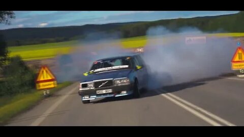 Insane Volvo Street Drifting Compilation (Illegal)