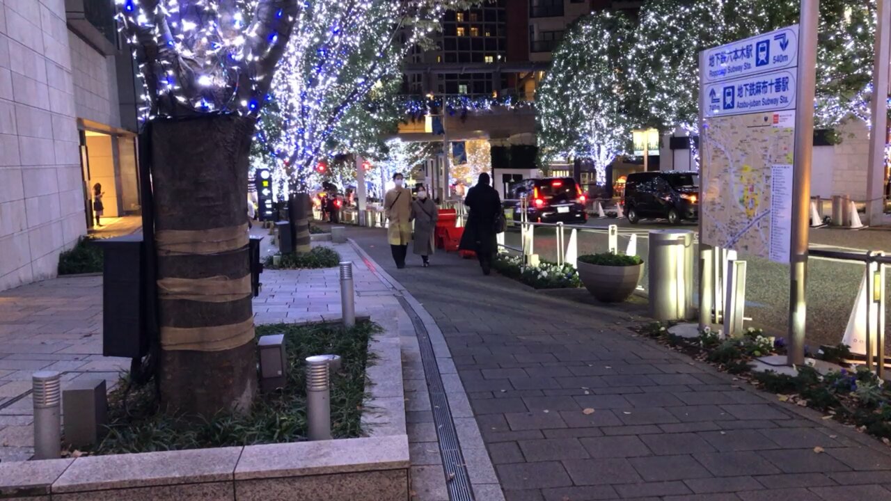 Christmas lights in Tokyo