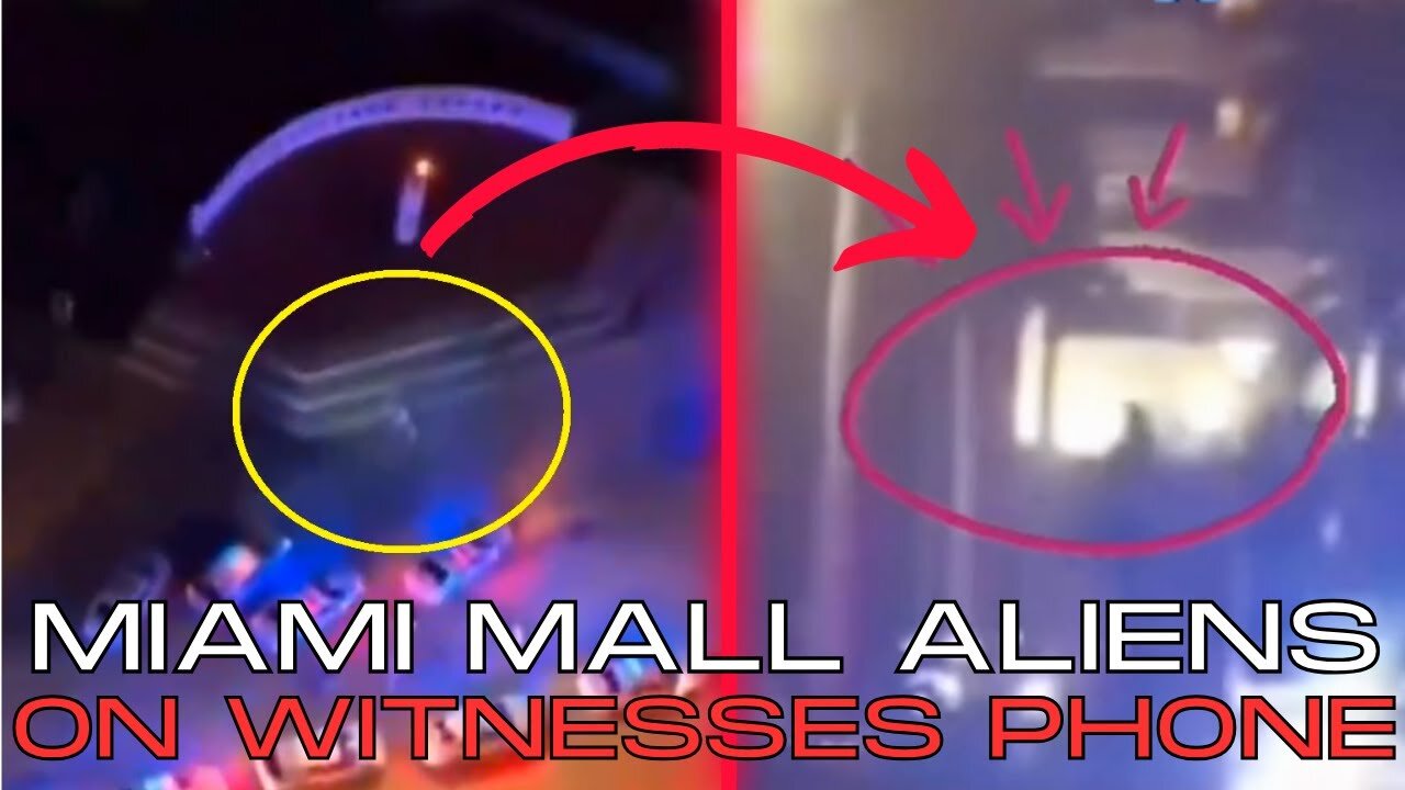 NEW Miami Mall Alien Footage We've Been Waiting For | Footage From WITNESSES PHONE