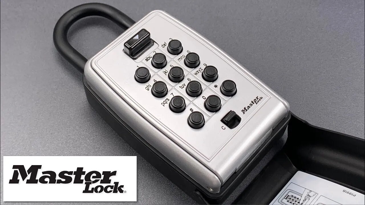 [1032] No Tools Needed: Master Lock Push Button Key Box Decoded