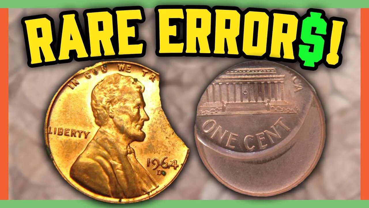 RARE ERROR PENNIES WORTH MONEY - PENNIES TO LOOK FOR IN POCKET CHANGE!!