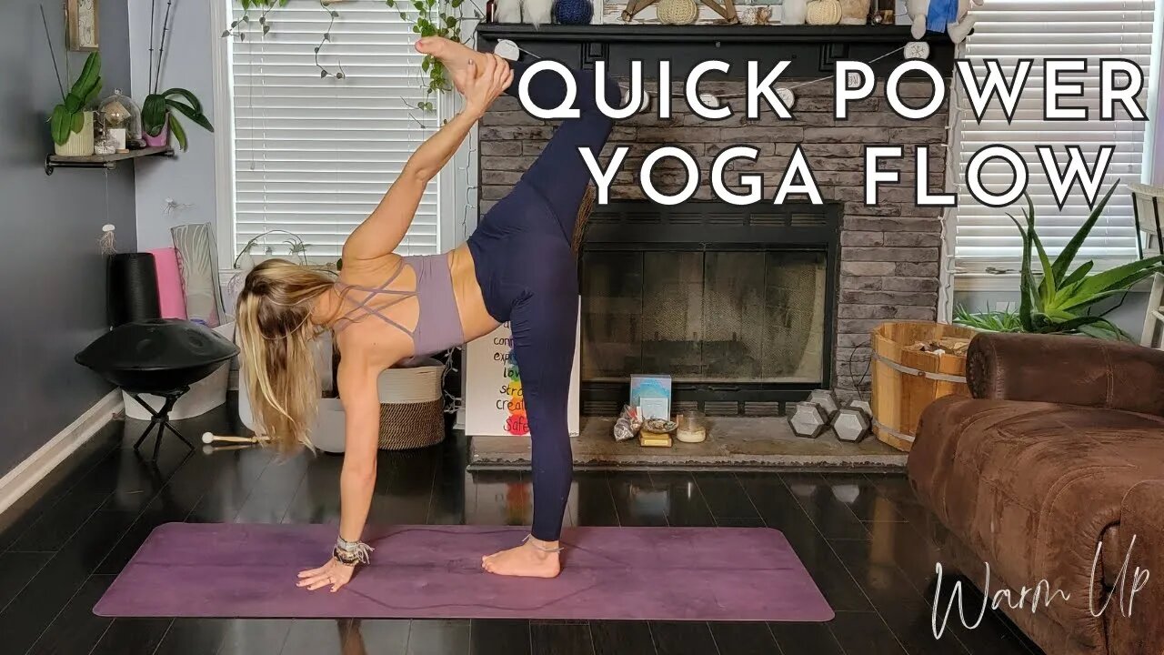 Quick Power Yoga Flow to Warm You Up | Power Yoga All Levels | Yoga with Stephanie