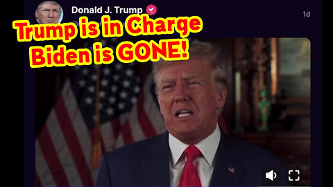 Trump is in Charge. Biden is GONE!