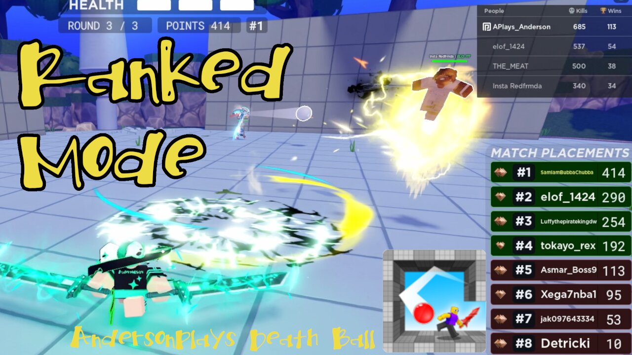 AndersonPlays Roblox [UPDATE] Death Ball - New Ranked Mode