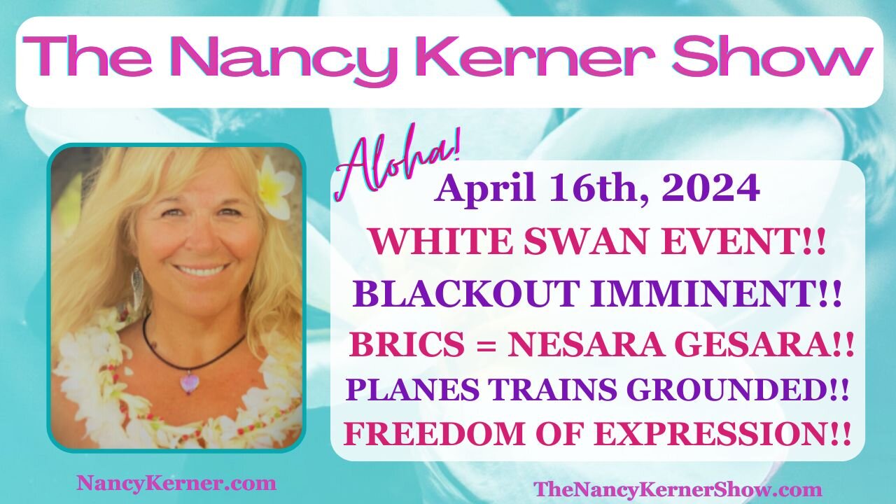 White Swan Event! Blackout IMMINENT! BRICS=NESARA GESARA! Plane/Trains Grounded