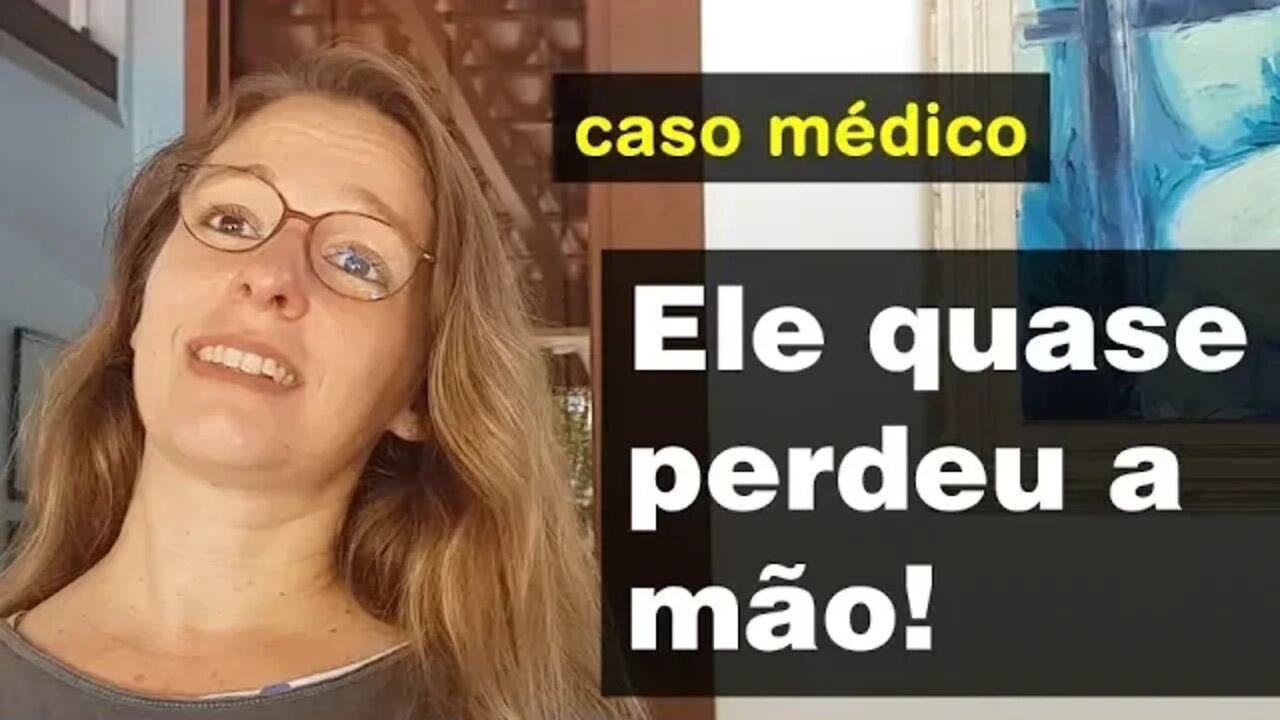 Ele quase perdeu a mão! Infecção pós picada de inseto | Causo 01 Vídeo n.39