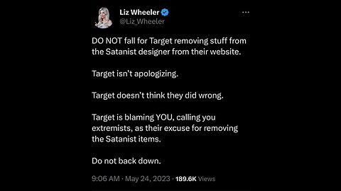 If you don't support Target & Bud Light. You're a "terrorist" according to MSNBC 6-3-23 Liberal Hiv