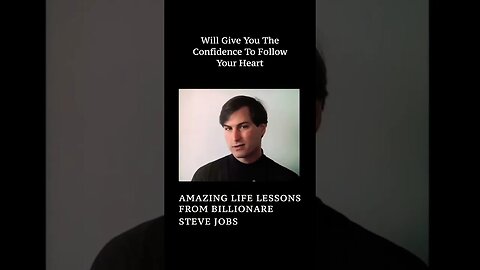 One of the Greatest Speeches Ever | Steve Jobs Steve - Invaluable Life Lessons For All Of Us……