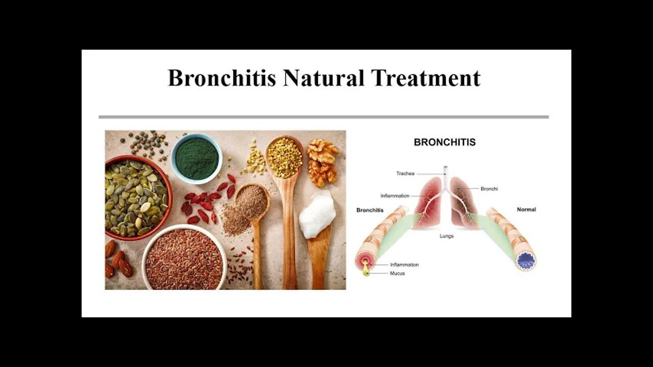 Bronchitis Natural Treatment Options