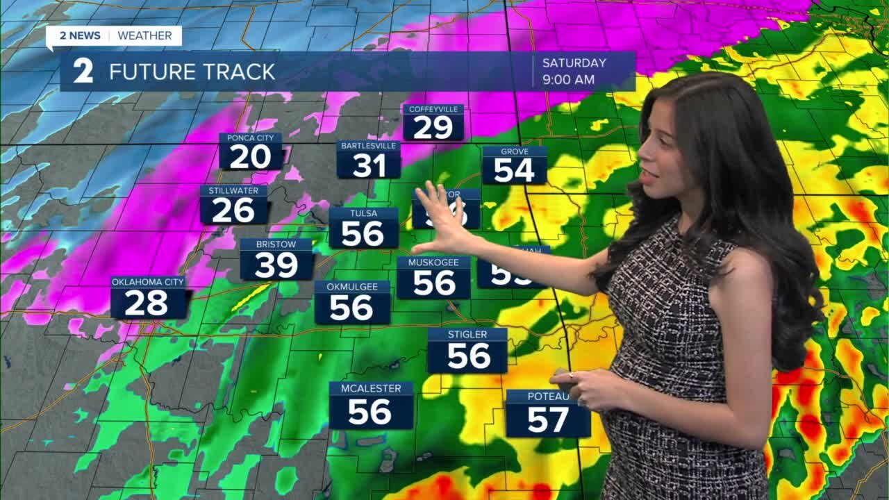 Another warm and calm day, frigid temps coming