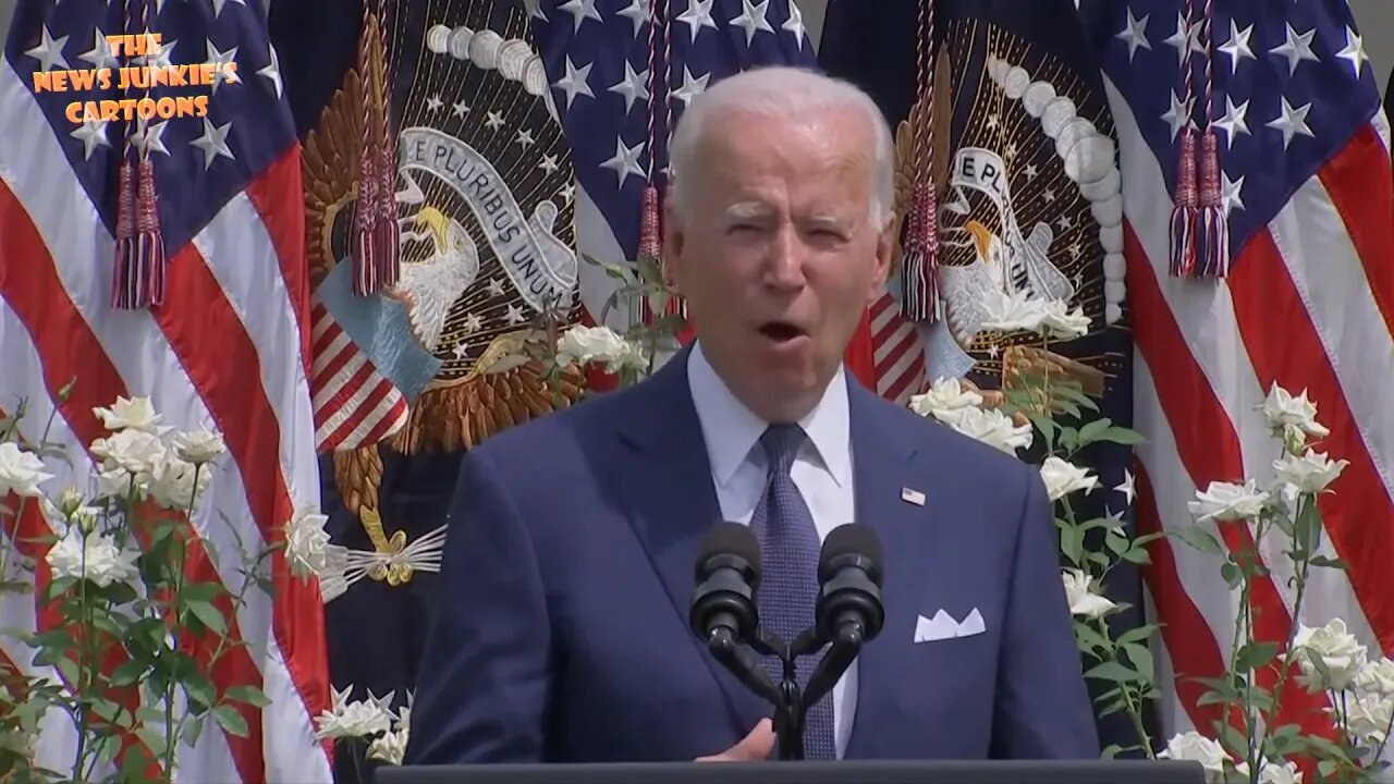 Biden: "Mom, you can't stand up if you are home."