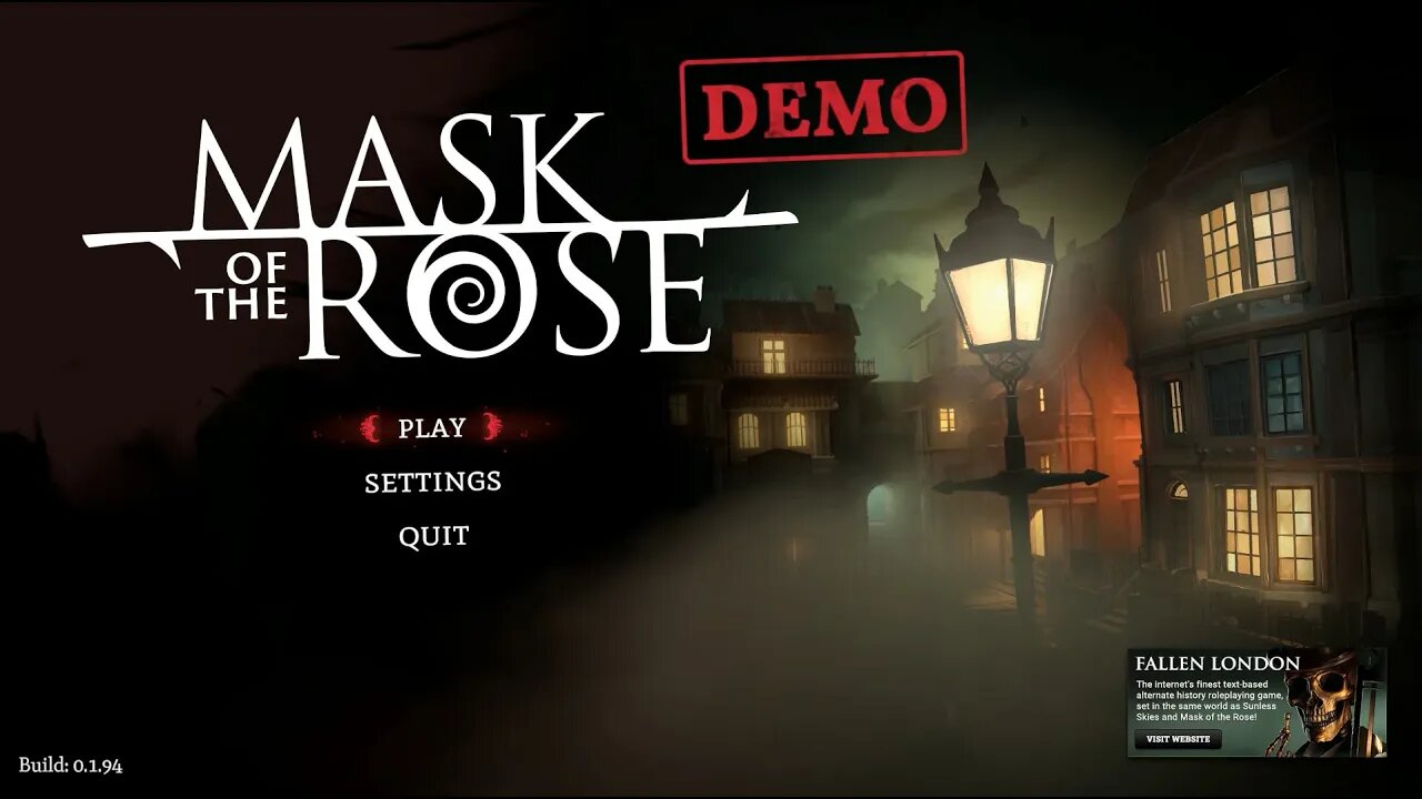 Dusty Plays: Mask of the Rose (demo)