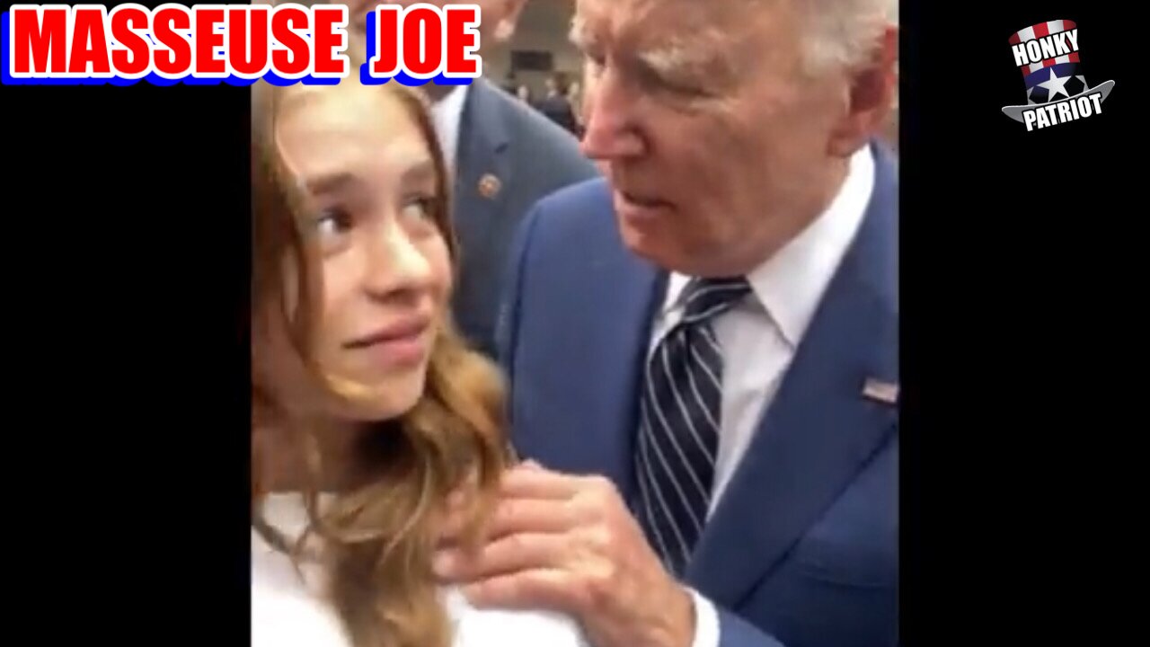 Joe Biden Rubs Young Girl's Shoulder While Giving Relationship Advice in CA