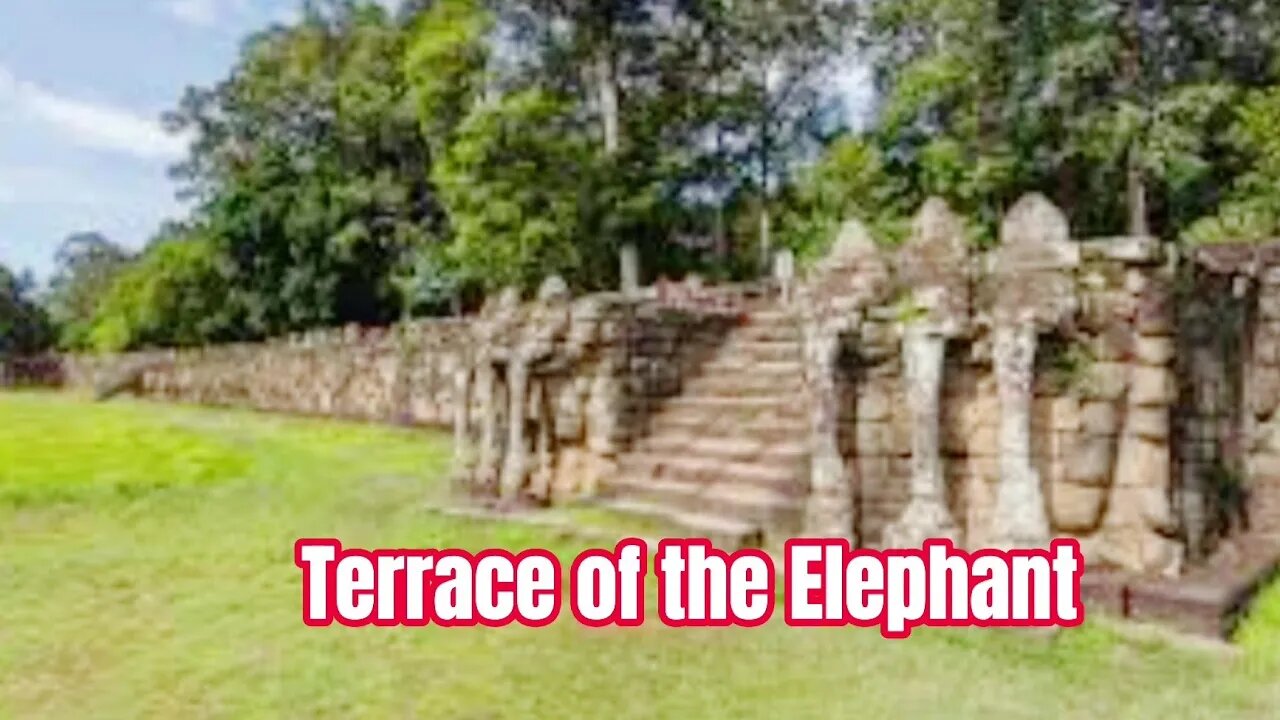 Tour Siem Reap2021, Terrace of the Elephant landscape #Shorts Clip2021 / Amazing Tour Cambodia.