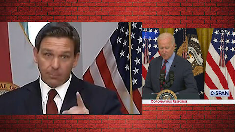 Ron DeSantis responds back in fiery speech calling out Biden and his policies