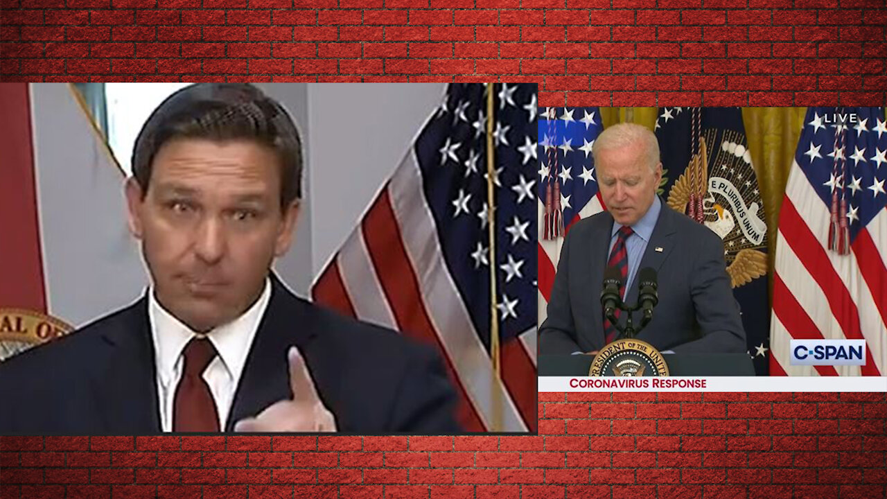 Ron DeSantis responds back in fiery speech calling out Biden and his policies