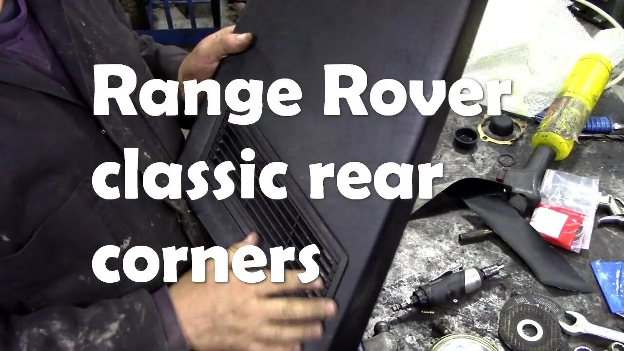 Range Rover classic rear vent repair. Thanks to John!