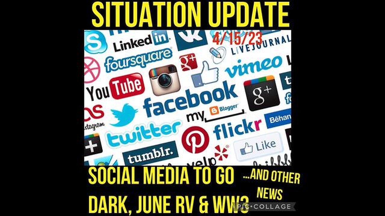 SITUATION UPDATE - SOCIAL MEDIA TO GO DARK! JUNE RV & WW3! VT MESSAGE/INTEL! PHIL GODLEWSKI & SG ...