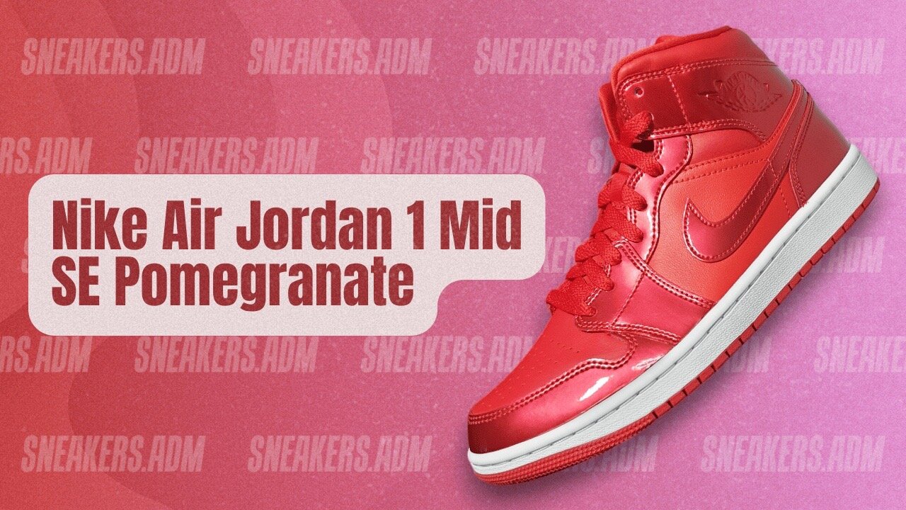 Nike Air Jordan 1 Mid SE Pomegranate - DH5894-600 - @SneakersADM