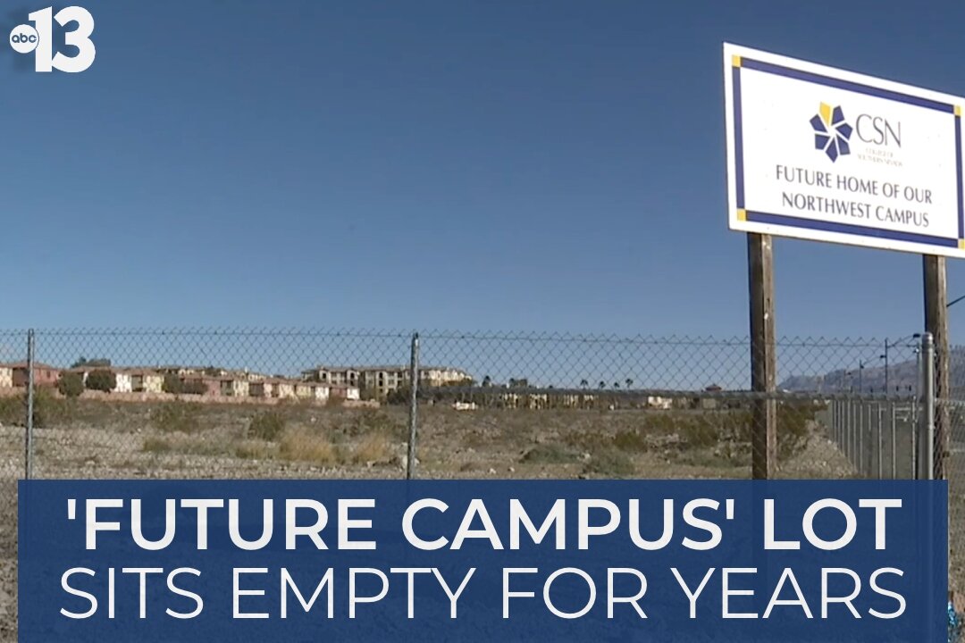 This vacant lot destined to become a college campus has sat empty for years. Why?