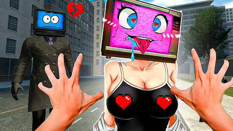 TV Woman Cameraman Love Story VS Skibidi Toilets in Garry's Mod!