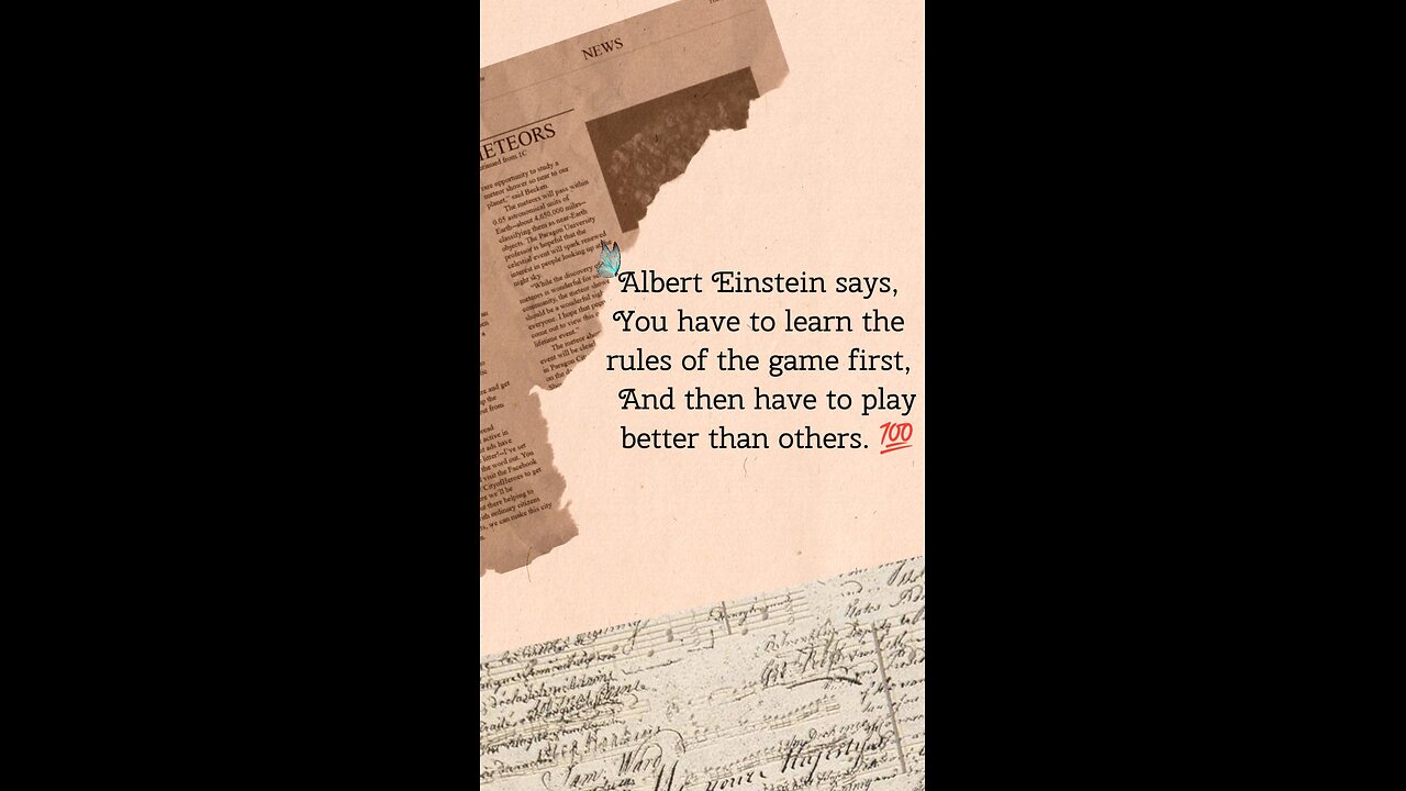 Albert Einstein says,
