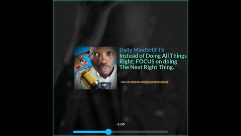 Daily MindSHIFTS Episode 36