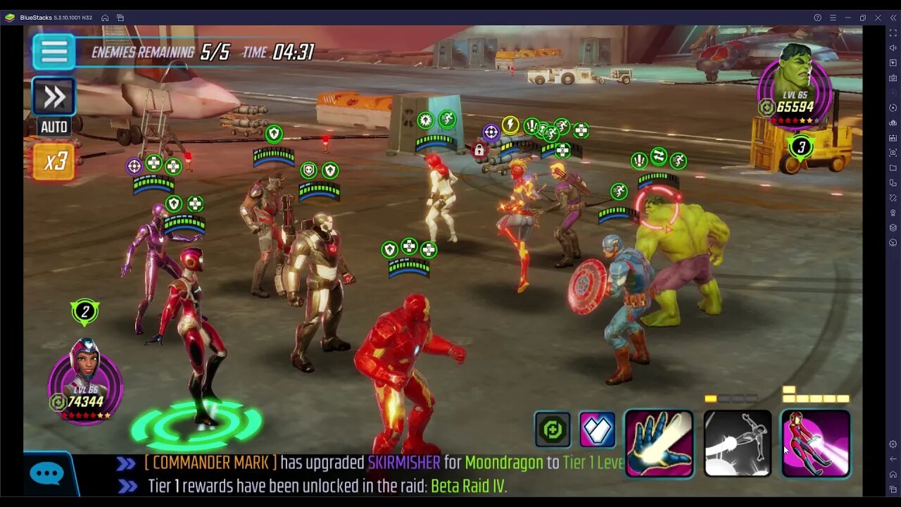 MSF War Live: Power Armor vs Avengers Captain Marvel