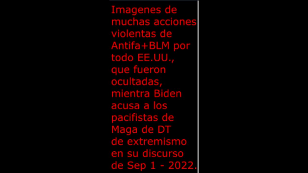 Demócratas alentaron y patrocinan Antifa y BLM