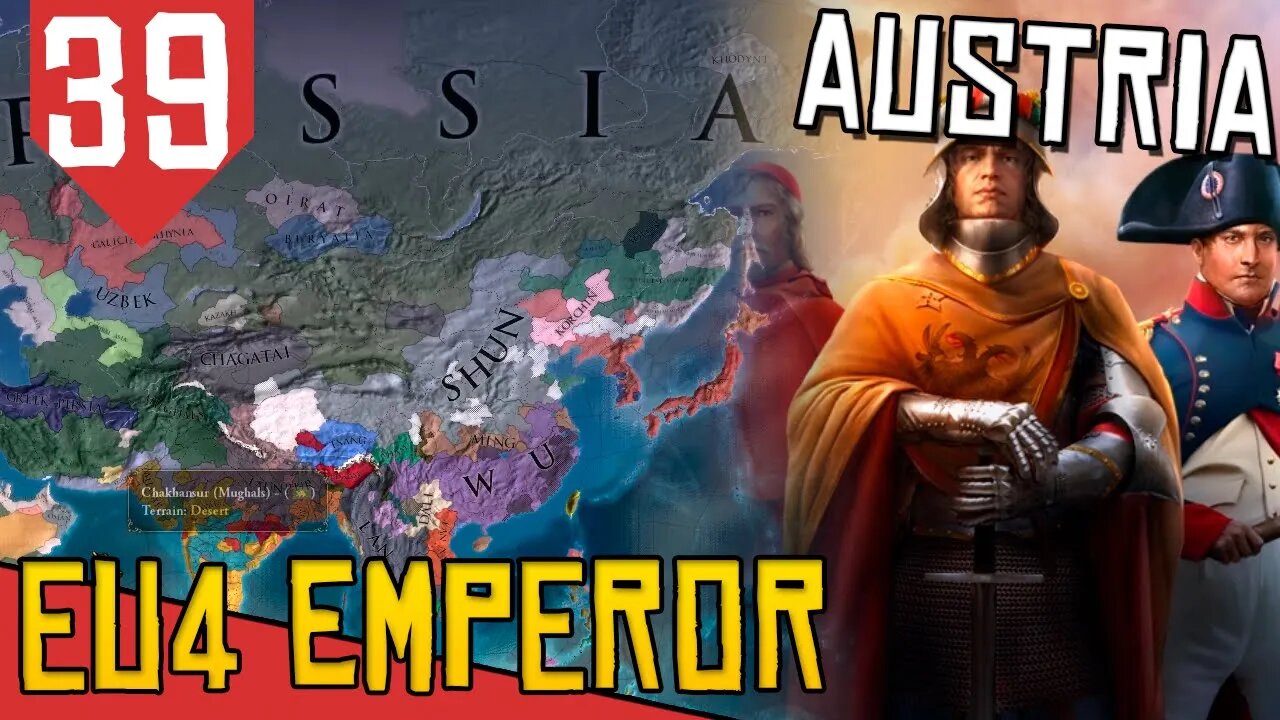 Maquina de Guerra Infinita - EU4 Austria #39 [Série Gameplay Português PT-BR]