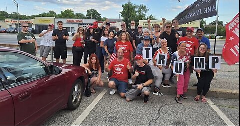 Bellmore Patriots Convoy to the America First Warehouse for the Presidential debate #UCNYNEWS