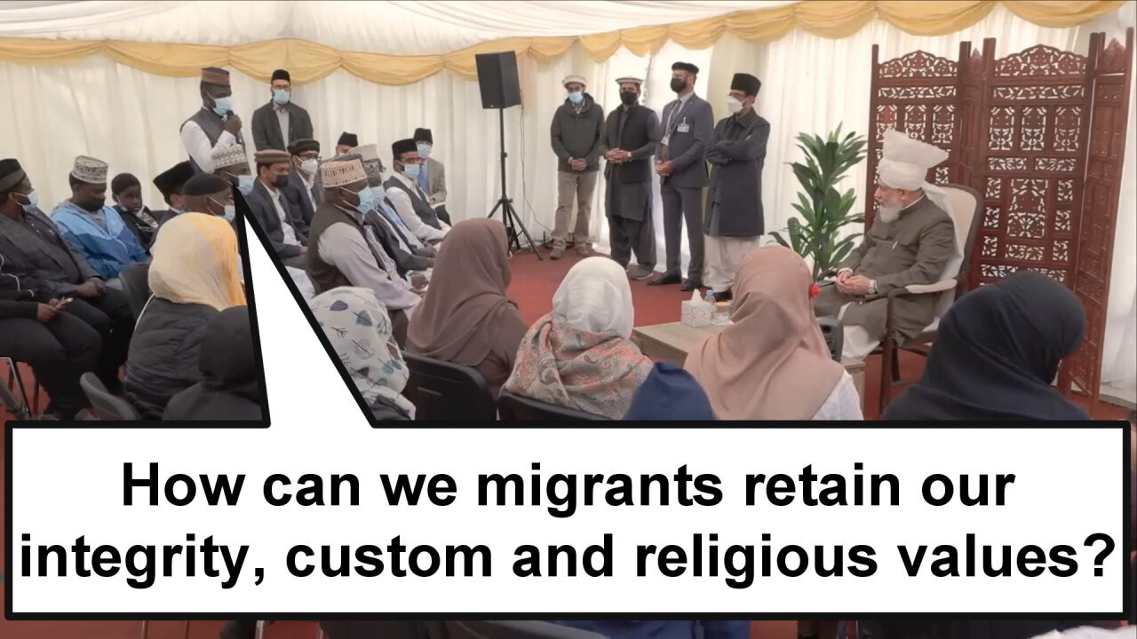 How can we migrants retain our integrity, custom and religious values?