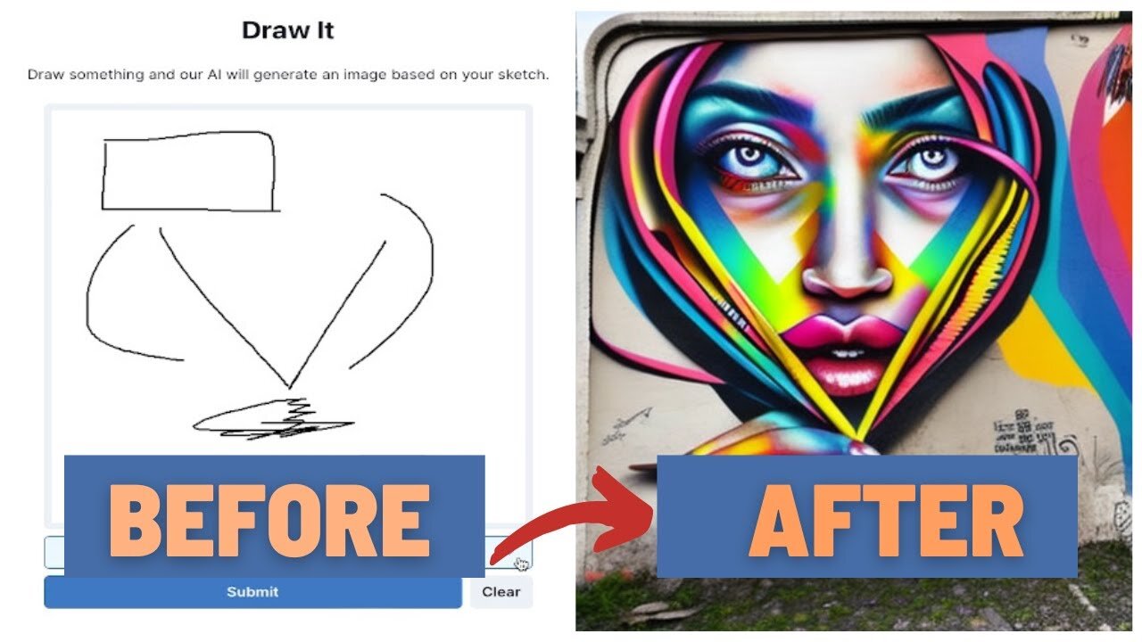 Turn Your Line Drawings Into Art With 1 CLICK - Free AI Tool (DrawIt)