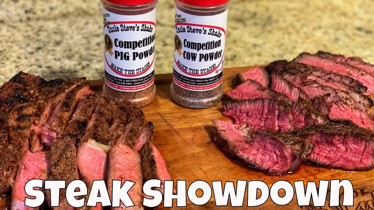 Two Steak Comparison Bone In vs. Boneless | Uncle Steve's Shake Review