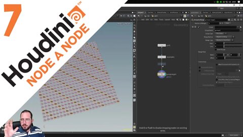 HOUDINI NODE A NODE - AULA 7: RESAMPLE/SORT - Tutorial Houdini em Português