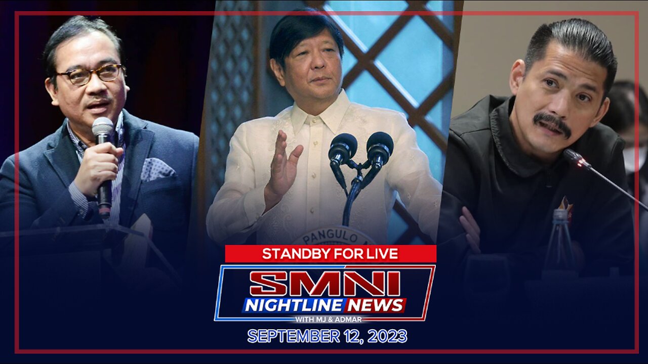 SMNI Nightline News with Admar Vilando & MJ Mondejar | September 12, 2023