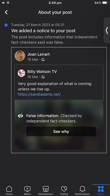 Fact Checkers on facebook 25/03/2023 part 3