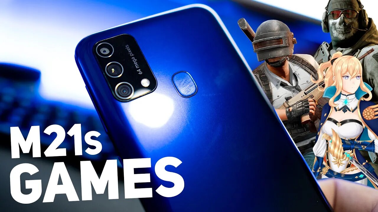 Galaxy M21s roda PUBG, COD e GENSHIM IMPACT? Teste em JOGOS!