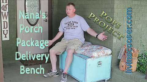 Living Cooper - Nana's Porch Package Delivery Bench