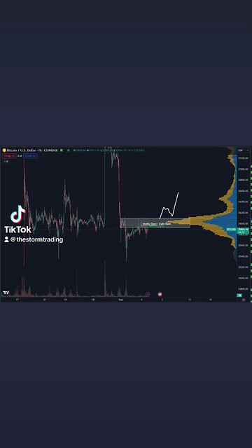 🔴 #Bitcoin $26K-26.1K is the level to watch. - Daily, Weekly & Monthly Open - High Volume Node