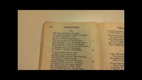 She was a phantom of delight - W. Wordsworth