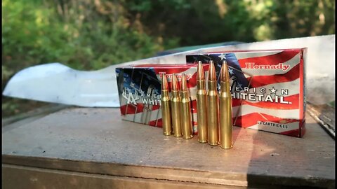 308 vs 30-06 - shooting lawn mower blades!!!