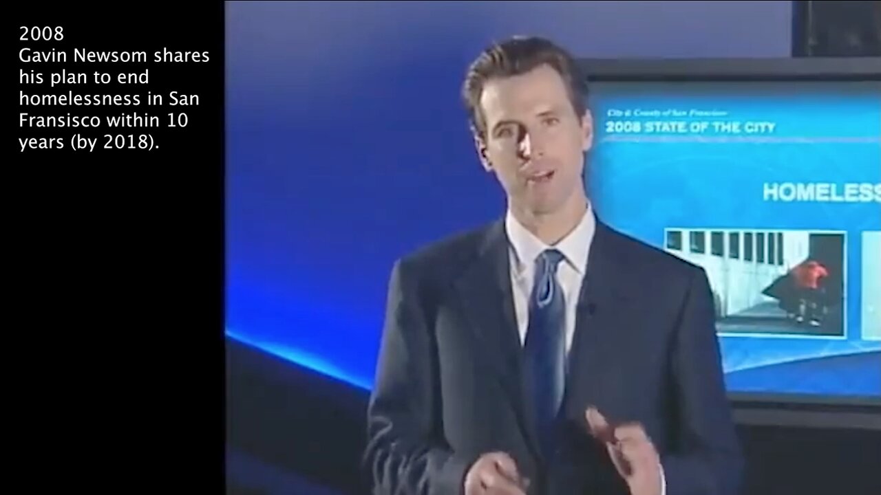 Gavin Newsom | In 2008 Gavin Newsom Shares His Plan to End Homelessness by 2018