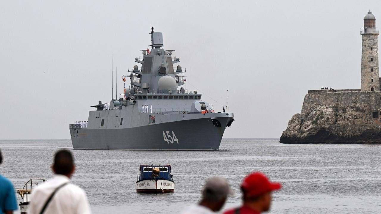 Russian warships arrive in Cuba to conduct military drills