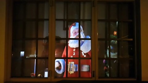 Santa in the Window